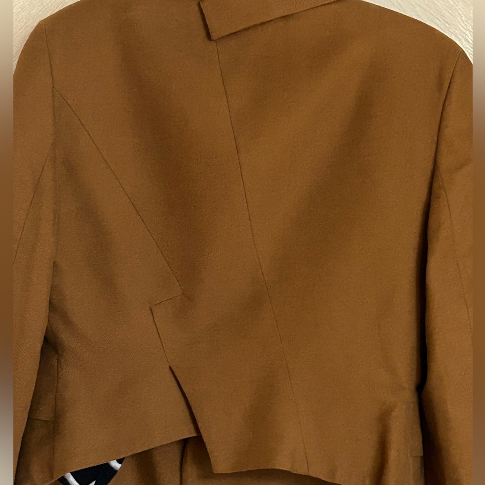 Rachel Rachel Roy Women's Asymmetrical Brown Blazer, Size 10, New Without Tag - Picture 11 of 16